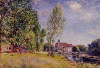 Sisley, Alfred - Matratat's Boatyard, Moret-sur-Loing